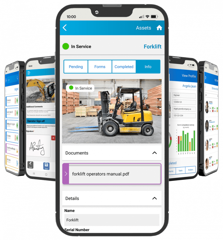 Asset Management system mobile overview