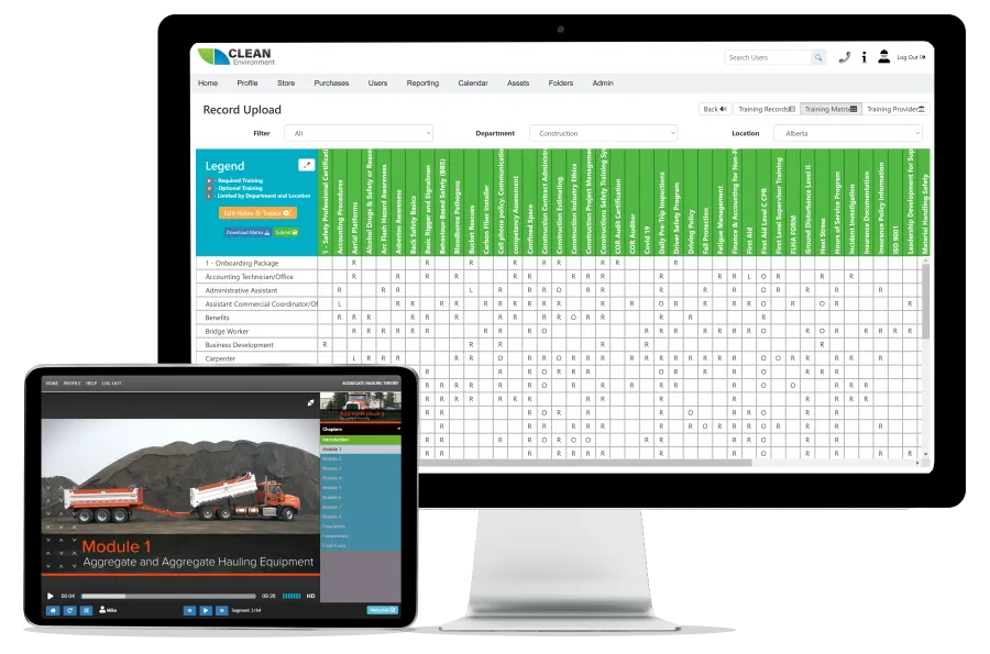 Desktop Widescreen with Tablet