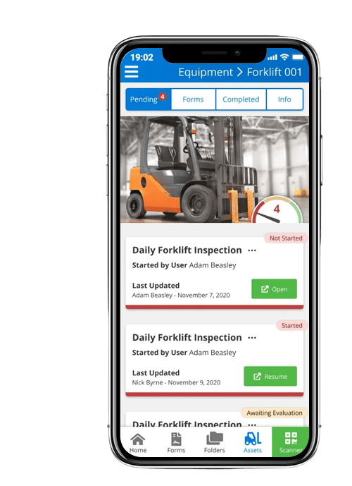 Equipment-Management-Software-Forklift Inspection