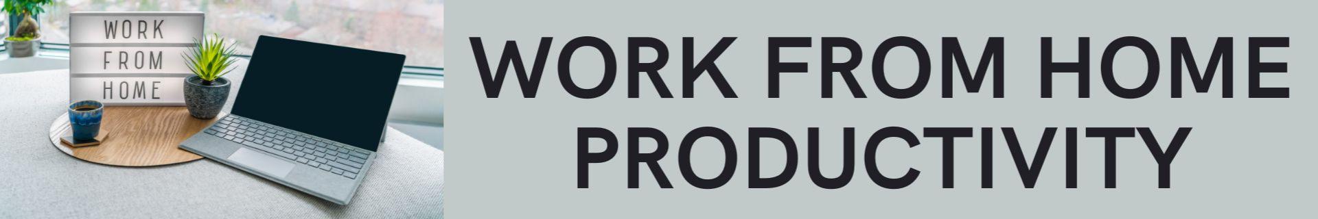 Work From Home Productivity