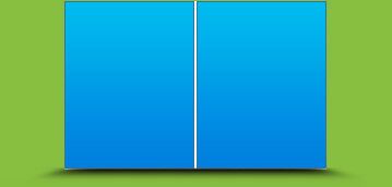 blue boxes in a green box