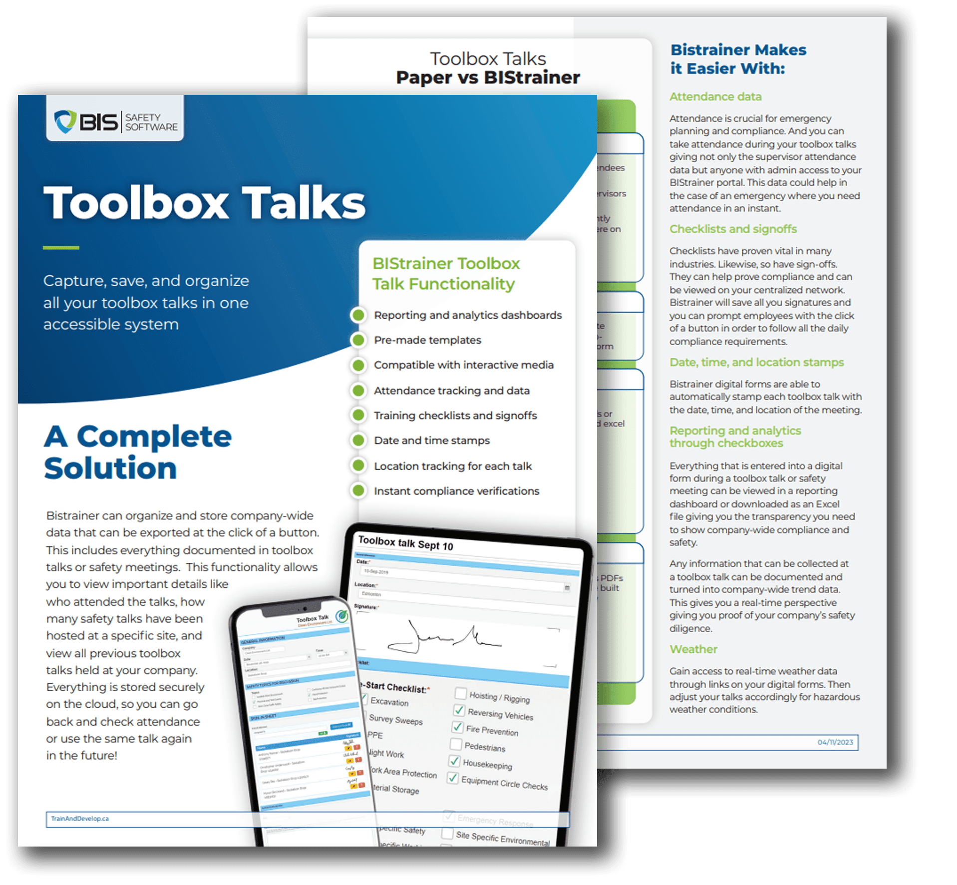 Tool box talks