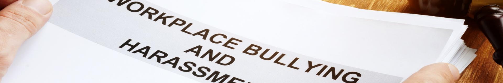 Bullying & Other Disruptive Behavior: for Managers & Supervisors