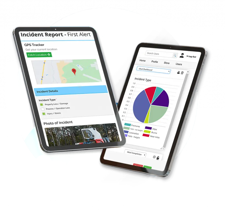 Digital form | Incident Report on a tablet