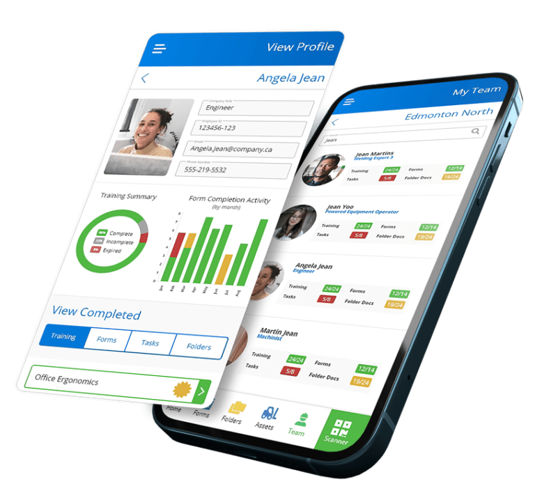user-profiles-mobile-two-screens
