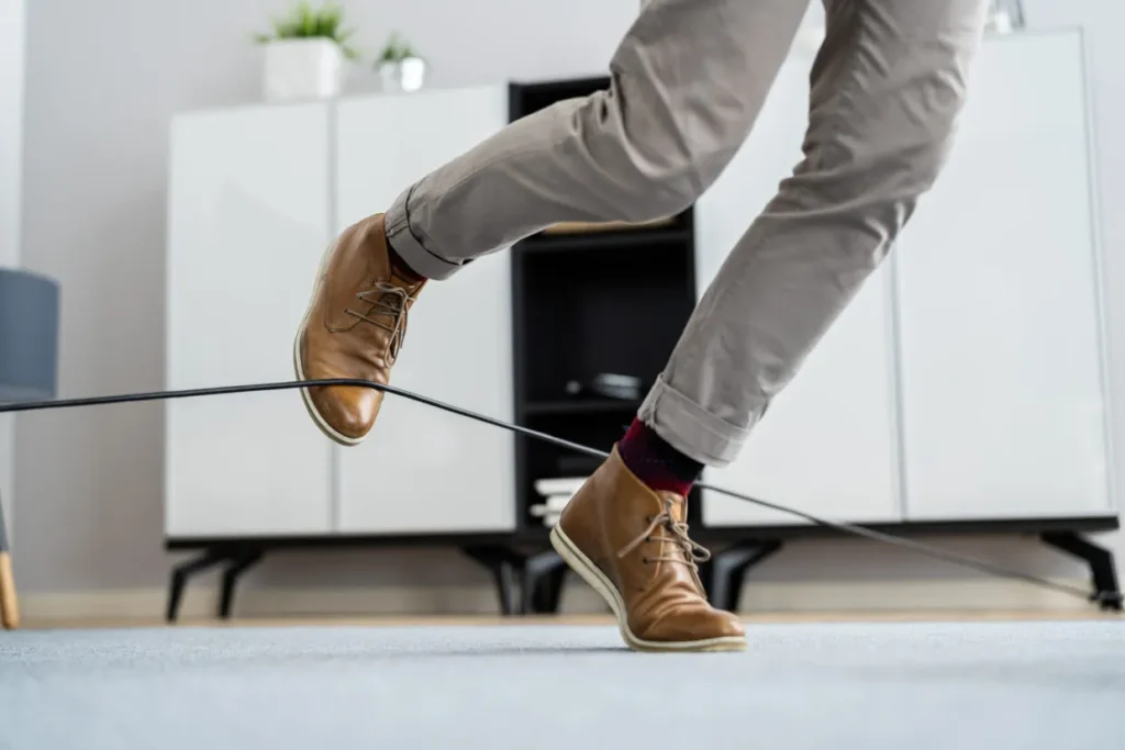 Office Tripping Hazard | Overlooked Safety Hazards