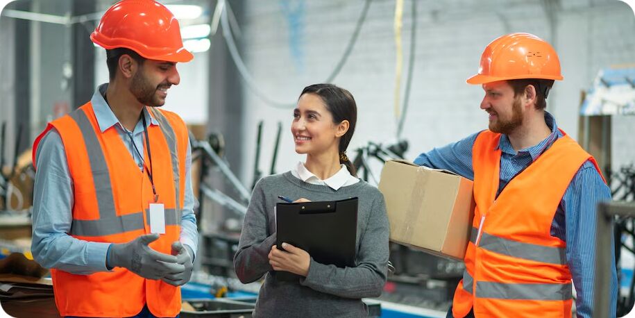 Employee Onboarding - A new employee is being given an orientation
