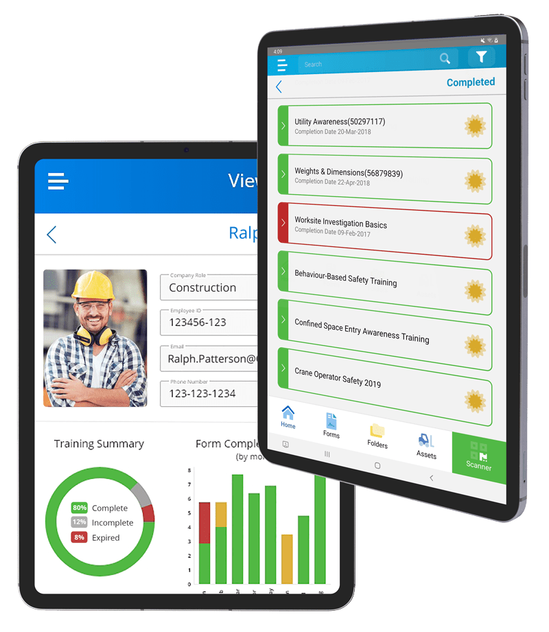 Learning Management System on Tablets